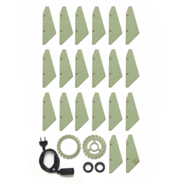 Tjalle en Jasper Mini-Spot Tafellamp Mint Groen