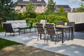 Hartman Shinzo Dining Tuintafel 180cm Zwart