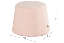 Hartman Trapezium Hocker Roze