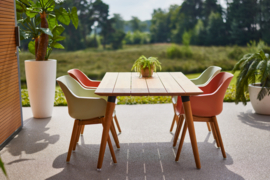 Hartman Sophie Teak Dining Tuinstoel French Green