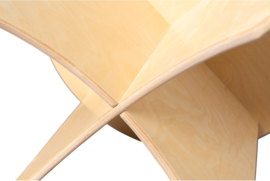 Van Dijk houten ronde kinder tafel Naturel