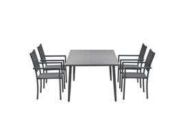 Garden Impressions Perth Tuintafel 180x100 Donkergrijs