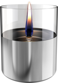 Tenderflame Lily 10 Tafelvuur - zilver
