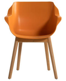 Hartman Sophie Teak Dining Tuinstoel Indian Orange