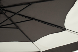 Hartman Tubb parasol r.300cm Donkergrijs