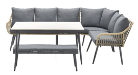 Garden Impressions Margriet Loungeset - 7-persoons - Grijs
