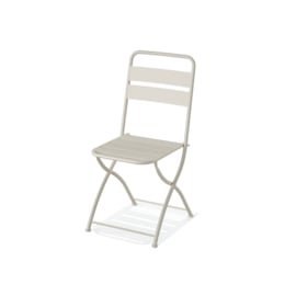 Feros Breeze Bistro Klapstoel Metaal - Beige