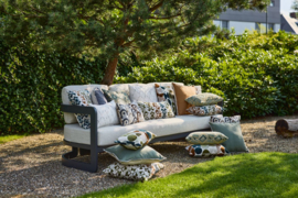 Hartman Milano Loungeset Zwart met Loungetafel