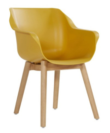 Hartman Sophie Teak Dining Tuinstoel Curry Yellow