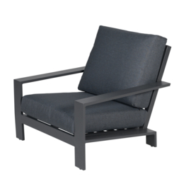 Lincoln lounge fauteuil zwart
