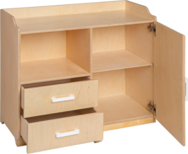 Van Dijk houten poppencommode