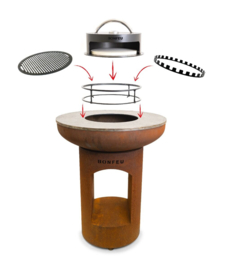 BonFeu BonPizza Oven + Stone
