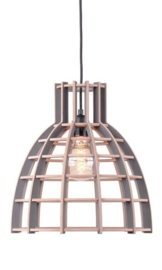 Hanglamp De Lingehof Cone Semi-grijs Ø40