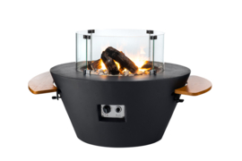 Happy Cocooning Cone Vuurtafel Zwart