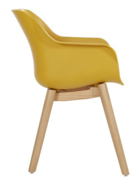 Hartman Sophie Teak Dining Tuinstoel Curry Yellow