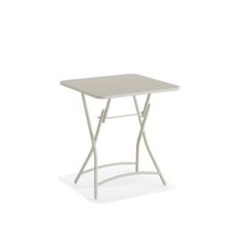 Feros Breeze Bistro Klaptafel Metaal - Beige