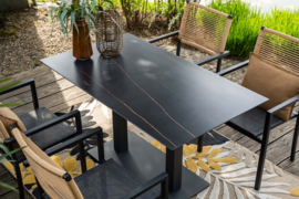 Garden Impressions Star dining fauteuil taupe