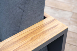 Garden Impressions Cube lounge fauteuil zwart