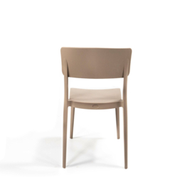Feros Wing Stapelstoel Beige