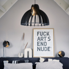 Tjalle en Jasper Granny Smith hanglamp Black