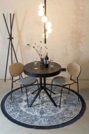 Shiraz Blue Rond vloerkleed