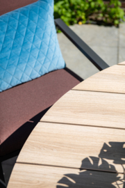 Garden Impressions Edison Tuintafel Ø148 cm Donkergrijs