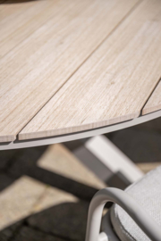 Garden Impressions Edison tuintafel Ø148 cm Taupe
