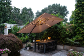 Garden Impressions Hawaii Lumen parasol - 300x300 cm - Sand