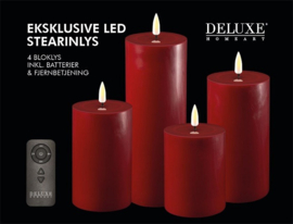 Deluxe Homeart Giftbox (4 stuks) LED Kaarsen met Wetlook