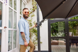 Hartman Shadowflex Zweefparasol Rond 300cm Antraciet