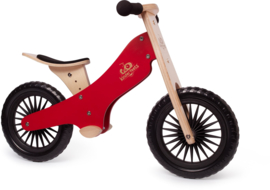 Kinderfeets houten loopfiets - 4 kleuren