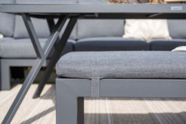 Garden Impressions Rondo Loungeset - 5-persoons - Donkergrijs