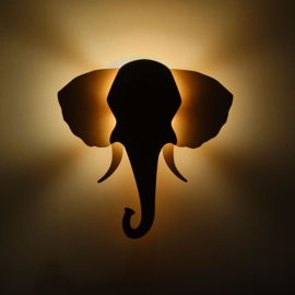 Tjalle en Jasper Olifant wandlamp