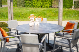 Garden Impressions Lowland Tuintafel Ø150 cm Sicilian Grey