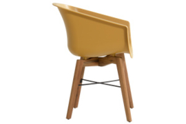 Hartman Amalia Dining Teak Tuinstoel Curry Yellow