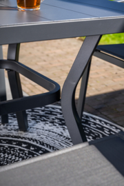 Garden Impressions Gosford tuintafel 220x100 cm Zwart