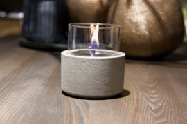 Tenderflame Lotus 12 Tafelvuur - concrete - keramiek