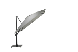 Garden Impressions Hawaii Deluxe parasol - 300x300cm - Lichtgrijs