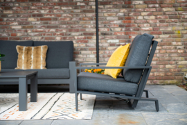 Garden Impressions Lincoln lounge fauteuil zwart