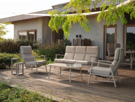 Hartman Flora Loungeset met Loungetafel Beige met Loungetafel