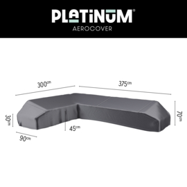 Platinum Aerocover Loungebankhoes 375x300x90xH70 Links