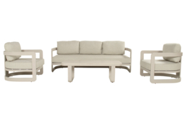 Hartman Milano Loungeset Sand met Loungetafel