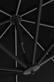 Garden Impressions Hawaii Lumen parasol - 300x300 cm - Zwart