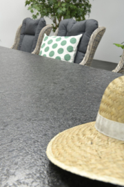 Garden Impressions Viking Granieten Tuintafel 300x100 Donkergrijs
