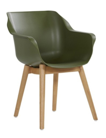 Hartman Sophie Teak Dining Tuinstoel Moss Green