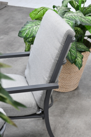 Garden Impressions Sergio dining fauteuil grijs