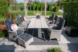Garden Impressions Nevada Tuintafel 240x100 cm Donkergrijs