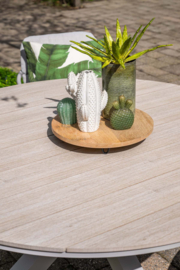 Garden Impressions Edison tuintafel Ø148 cm Taupe