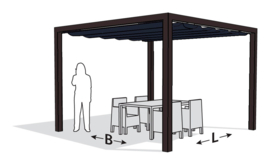 Nesling Pergola Optiva Coolfit 319x319 Anthracite