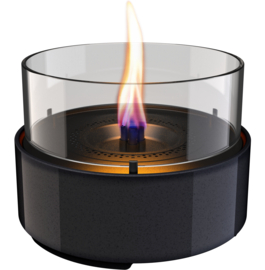 Tenderflame Café 18 Reactive Glaze Tafelvuur - zwart